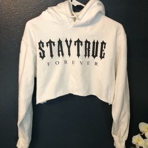 Cropped phora hoodie